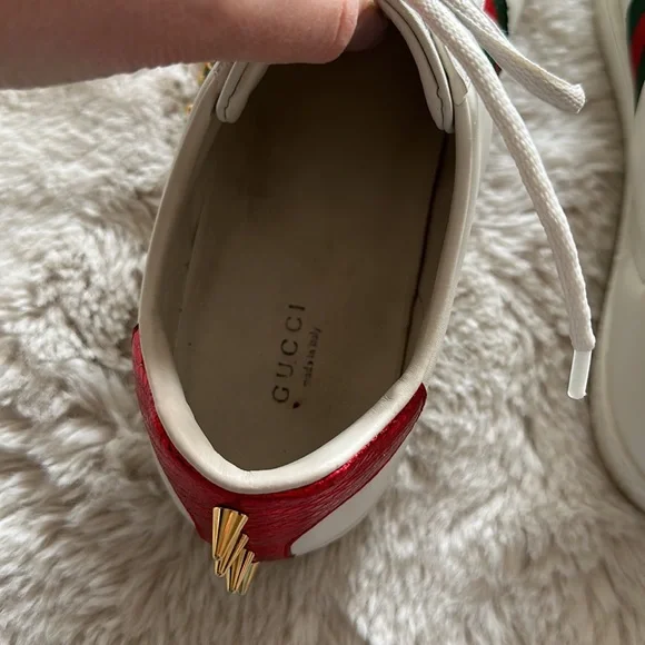Gucci studded pearl sneakers - Picture 5 of 10